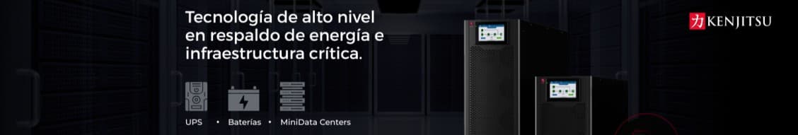 Banner KENJITSU — sistemas UPS y protección eléctrica